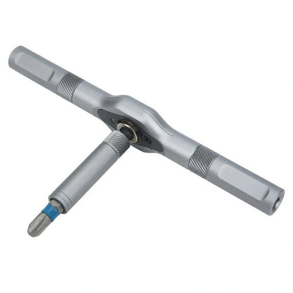 24-in-1 Ratchet Screwdriver Set with S2 alloy steel bits and compact handle