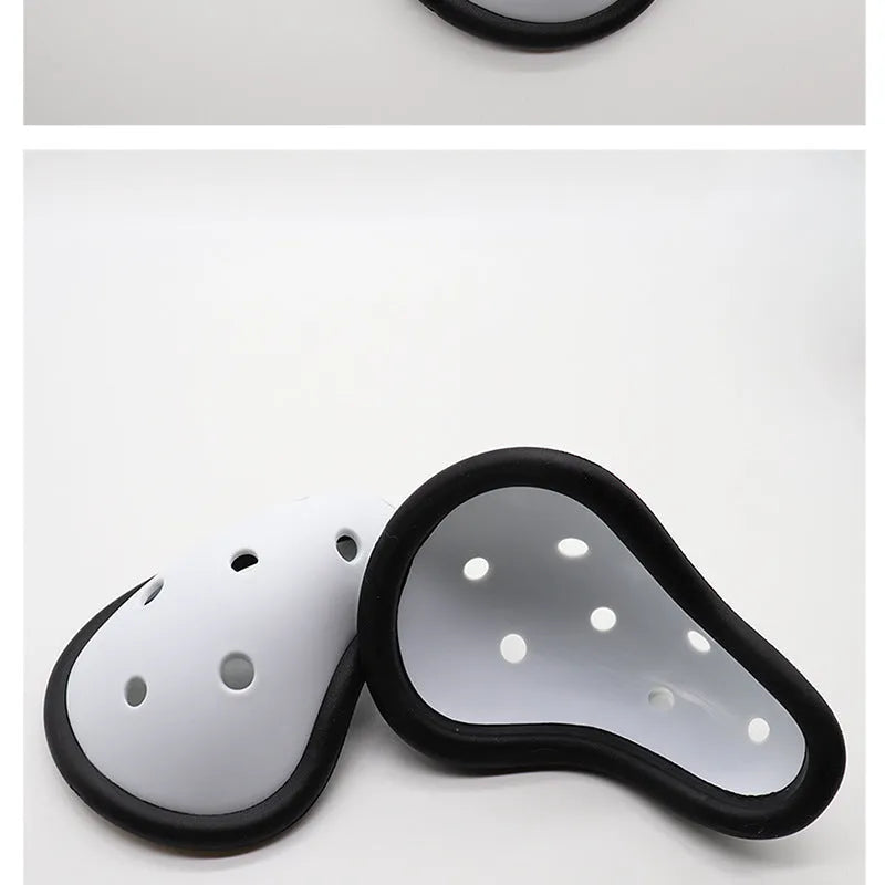 Rubber sports genital protector for hockey rugby boxing Sanda fighting in adult and children sizes