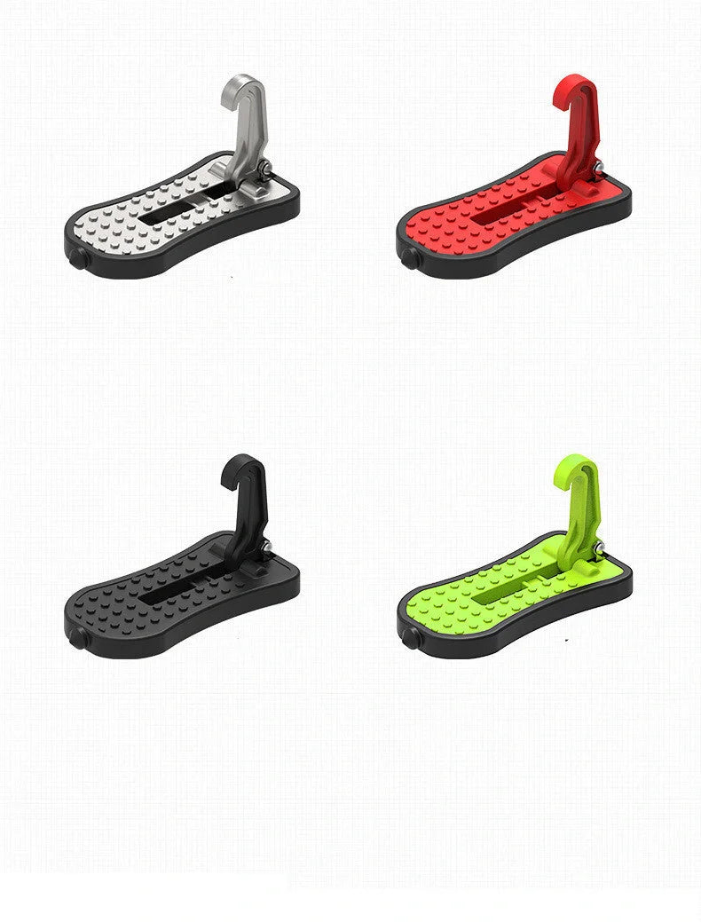 Adjustable pedal accessory made of aluminum alloy for automatic transmission vehicles, available in various colors like silver, black, red, and green