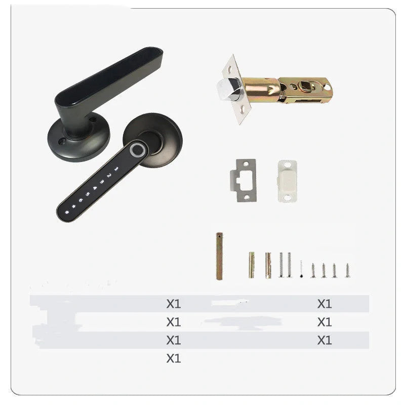 Smart Lock with fingerprint and Bluetooth unlocking for home security