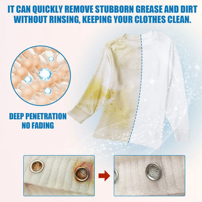 60ml clothes cleaner bottle for removing stubborn stains and yellowing from clothing