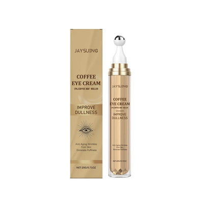 20g jar of Caffeine Firming Eye Cream for under-eye skincare application.
