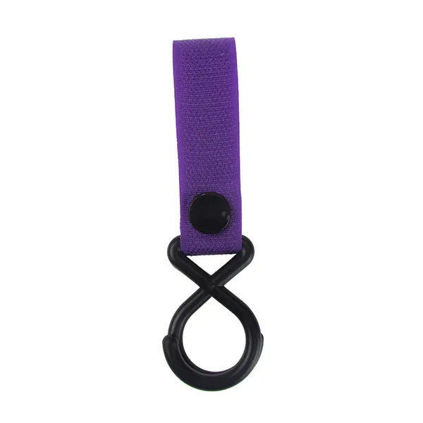 Nylon luggage velcro hook showing velcro closure and available in 18 different colours for bag identification