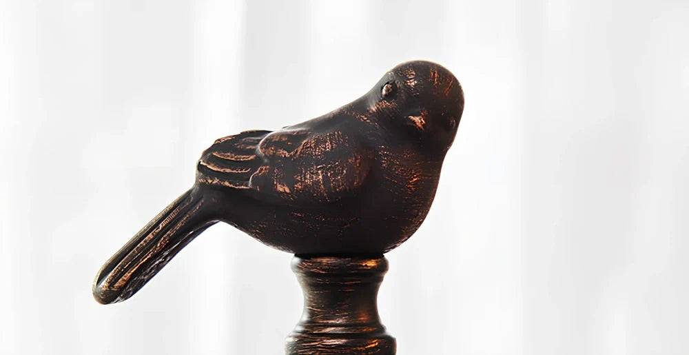 Iron baking paint candle holder in black 14x35cm size for home festive decoration