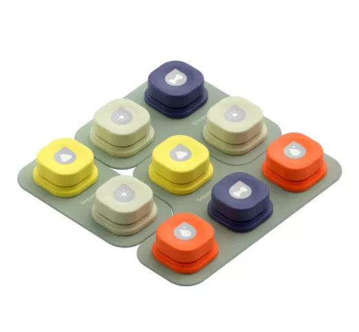 4 Colors Pet Communication Button for dogs and cats, durable ABS plastic, easy to use