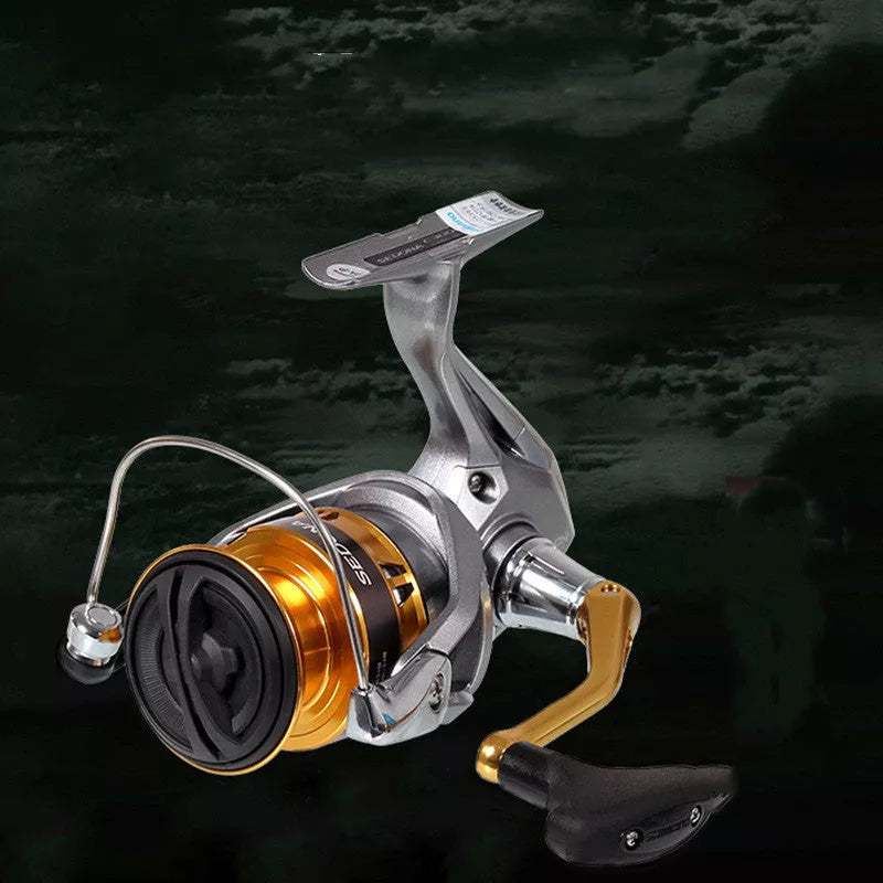 Fishing Rod Wheel with high rigid fuselage and AR-C wire cup for enhanced casting distance