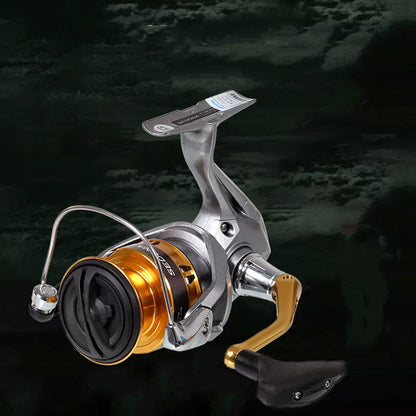 Fishing Rod Wheel with high rigid fuselage and AR-C wire cup for enhanced casting distance
