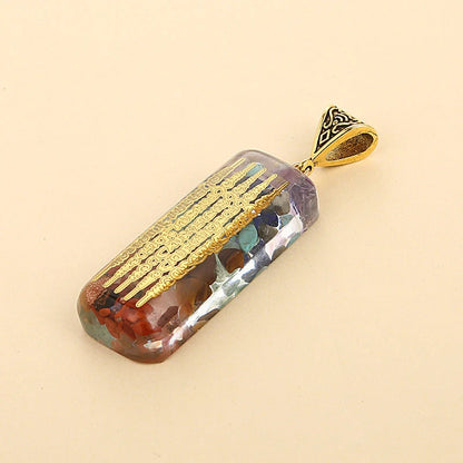 Captivating Healing Crystal Pendant with Natural Stones for Yoga, Meditation, and Spiritual Wellness