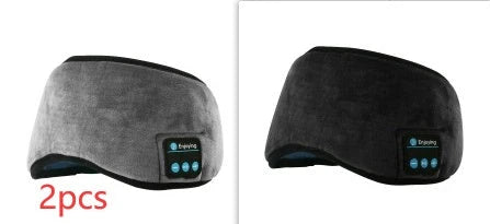 Wireless Bluetooth 5.0 Sleep Headphones with Plush Sleep Mask and Music Player