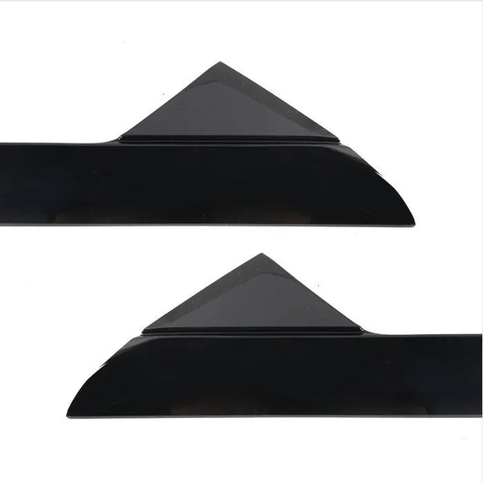 Genuine Ford black front windshield side trim panel, part number BB5Z-7803144-AA.