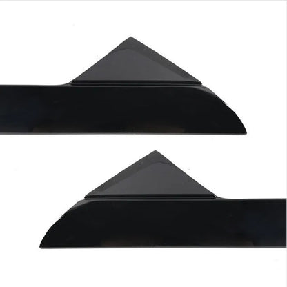 Genuine Ford black front windshield side trim panel, part number BB5Z-7803144-AA.