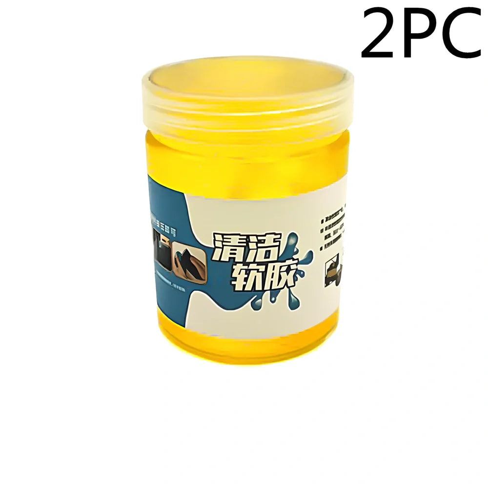 Vehicle soft glue gap cleaning product in 200g packaging with soft rubber material for adhesive removal