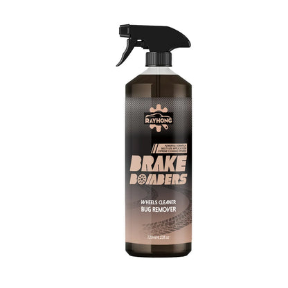 120ml car brake cleaner bottle with sponge towel for disc brake and caliper cleaning