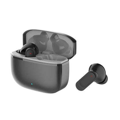 K50 zinc alloy wireless in-ear sports headset in black or silver with 15 metre range and 4-8 hour battery