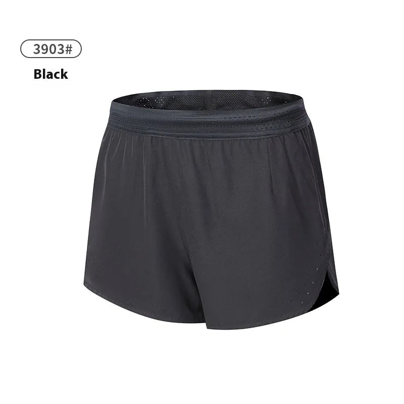 Men's polyester basketball shorts in solid colours with low waist design and short length