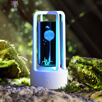 Stylish 2-in-1 Acrylic Lamp and Bluetooth Speaker with Touch Controls and Versatile Designs