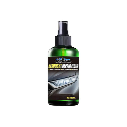 150ml bottle of car headlight repair liquid for removing yellowing and restoring clarity.