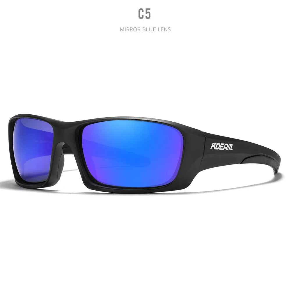 Ultralight polarised sports sunglasses with TR90 frame and TAC lenses in multiple colour options.