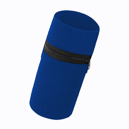 Sports arm bag with adjustable strap showing multiple colour options including striped patterns