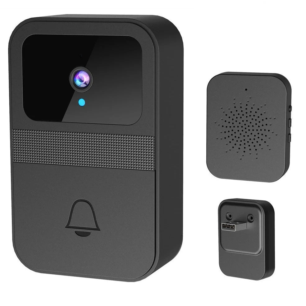Intelligent visual doorbell with remote monitoring capabilities and three snapshot machines