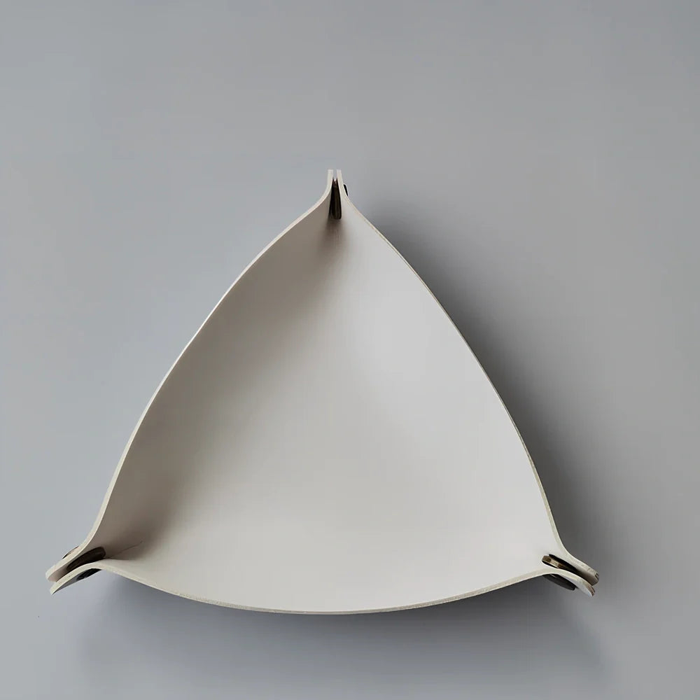 Open-top leather jewellery storage box in six colours with 25cm and 17cm size options