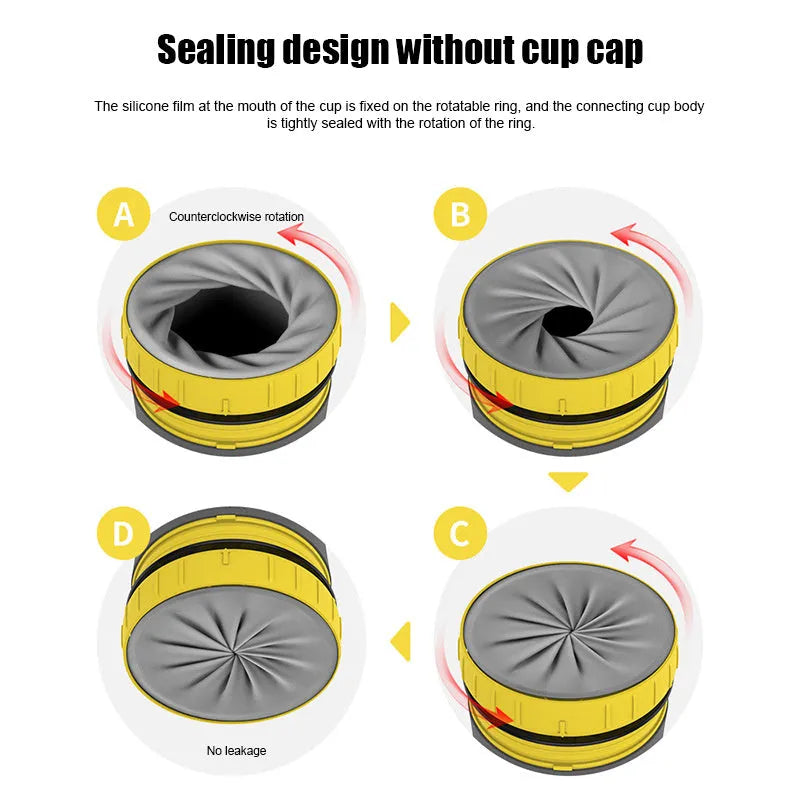 300ml insulated travel cup with cartoon design and twist-top silicone seal