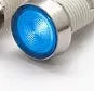 10mm stainless steel edge plastic indicator light with wire flat end metal terminals in multiple colour options