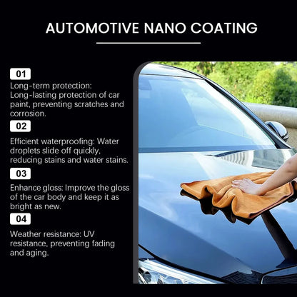120ml car paint renovation agent bottle with towel for multi-functional coating restore