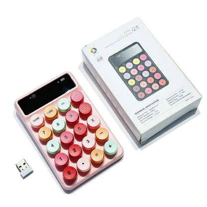 Q3 wireless mini keyboard in macaron colours including mixed bright green option