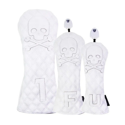 Black and white golf waterproof wooden pole protective cover for sports equipment