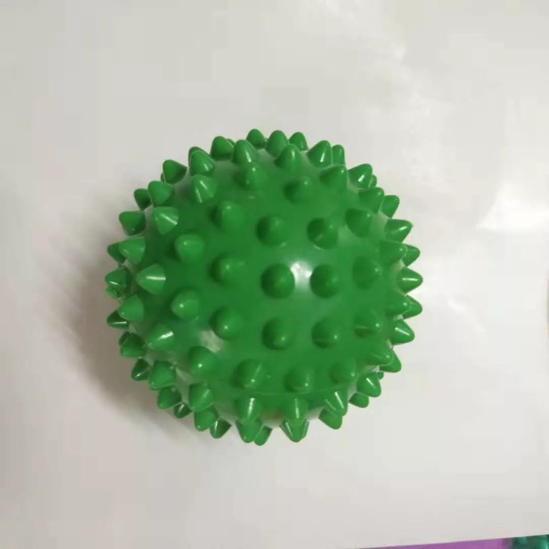 7cm Massage Fitness Ball in various colors with spin grip for muscle relaxation