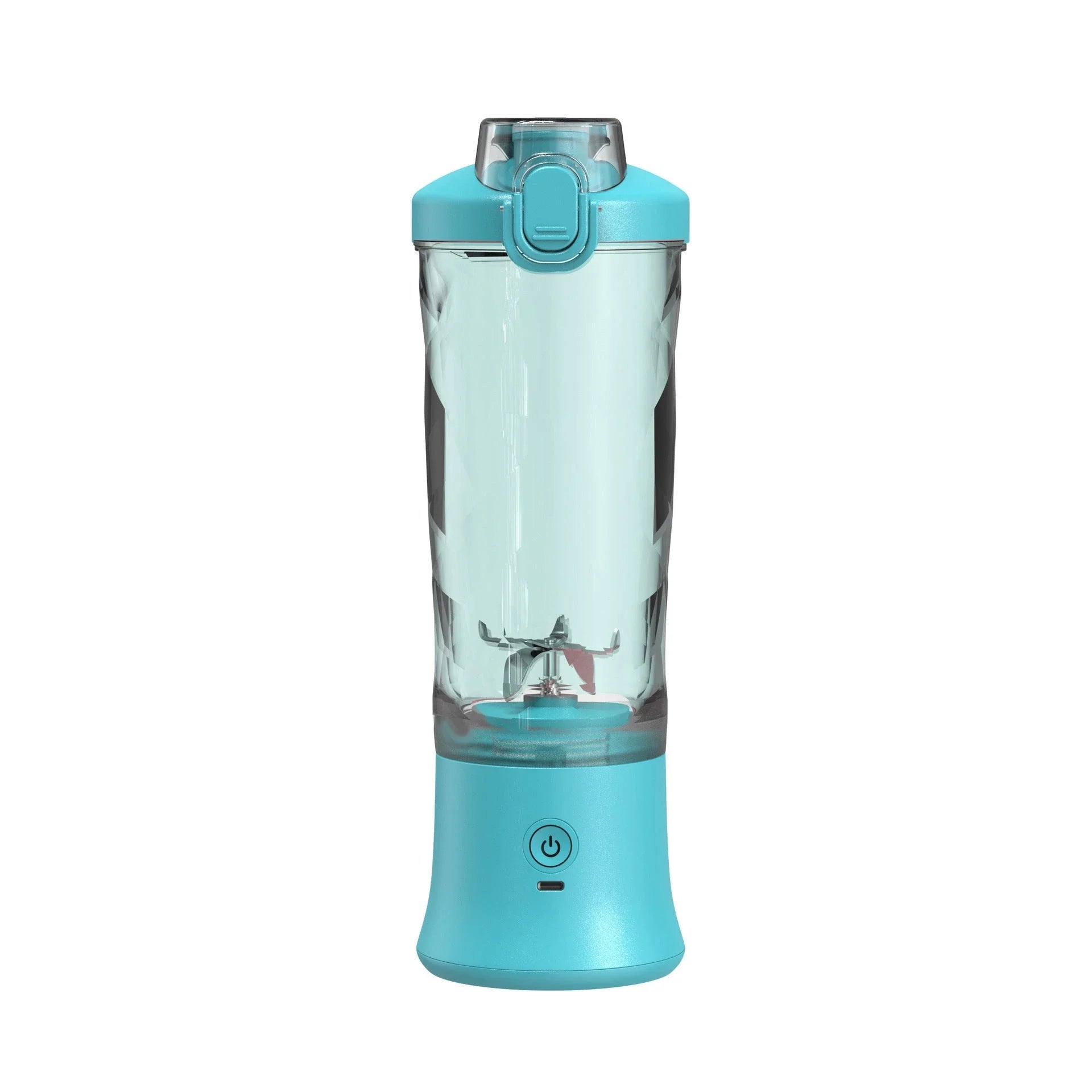 Powerful portable blender with 6-blade design for smoothies and shakes on the go