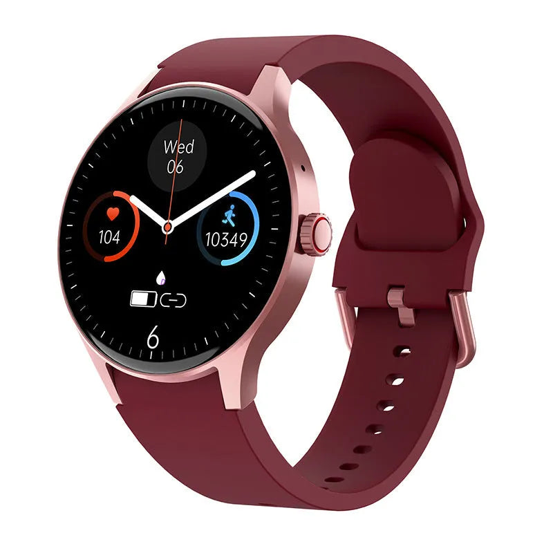 Smart watch for blood sugar monitoring with heart rate tracking on 1.43 inch AMOLED screen