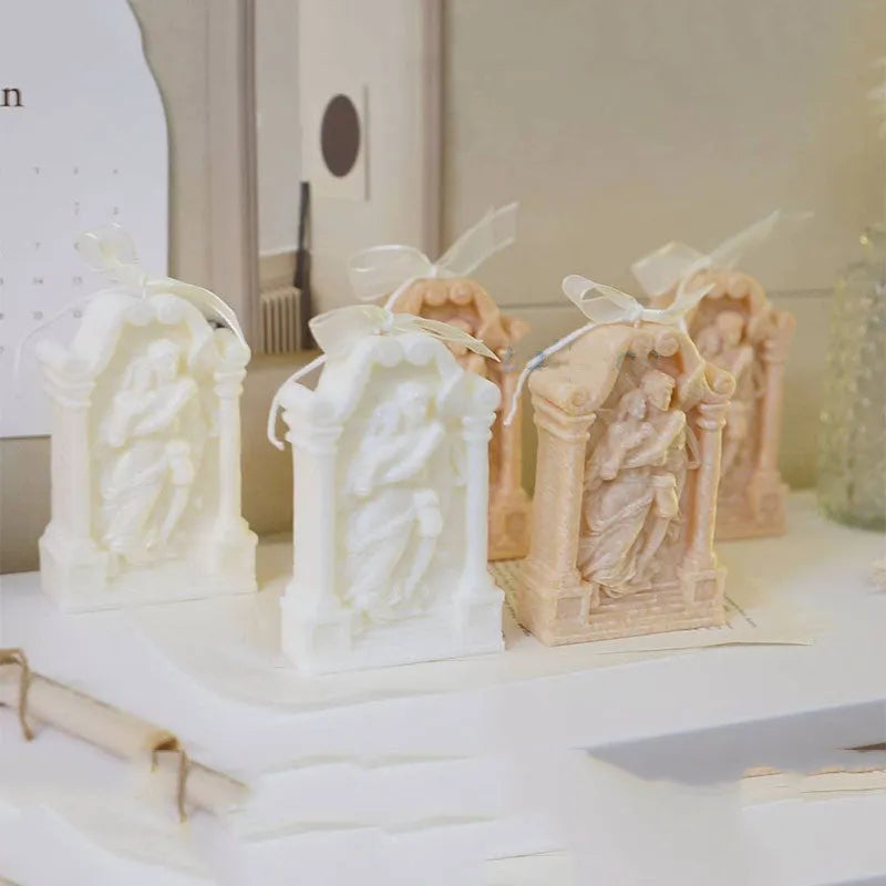Ancient Greek couple angel silicone baking and craft mould
