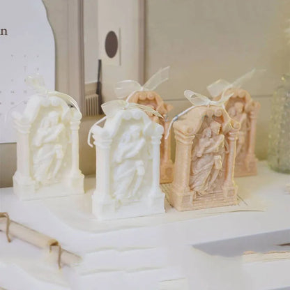 Ancient Greek couple angel silicone baking and craft mould