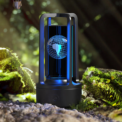 Stylish 2-in-1 Acrylic Lamp and Bluetooth Speaker with Touch Controls and Versatile Designs