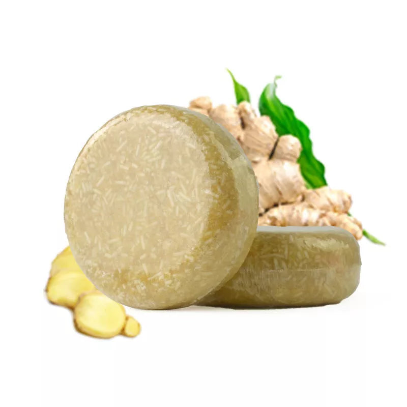 60g Ginger Shampoo Soap for anti-dandruff and refreshing scalp care