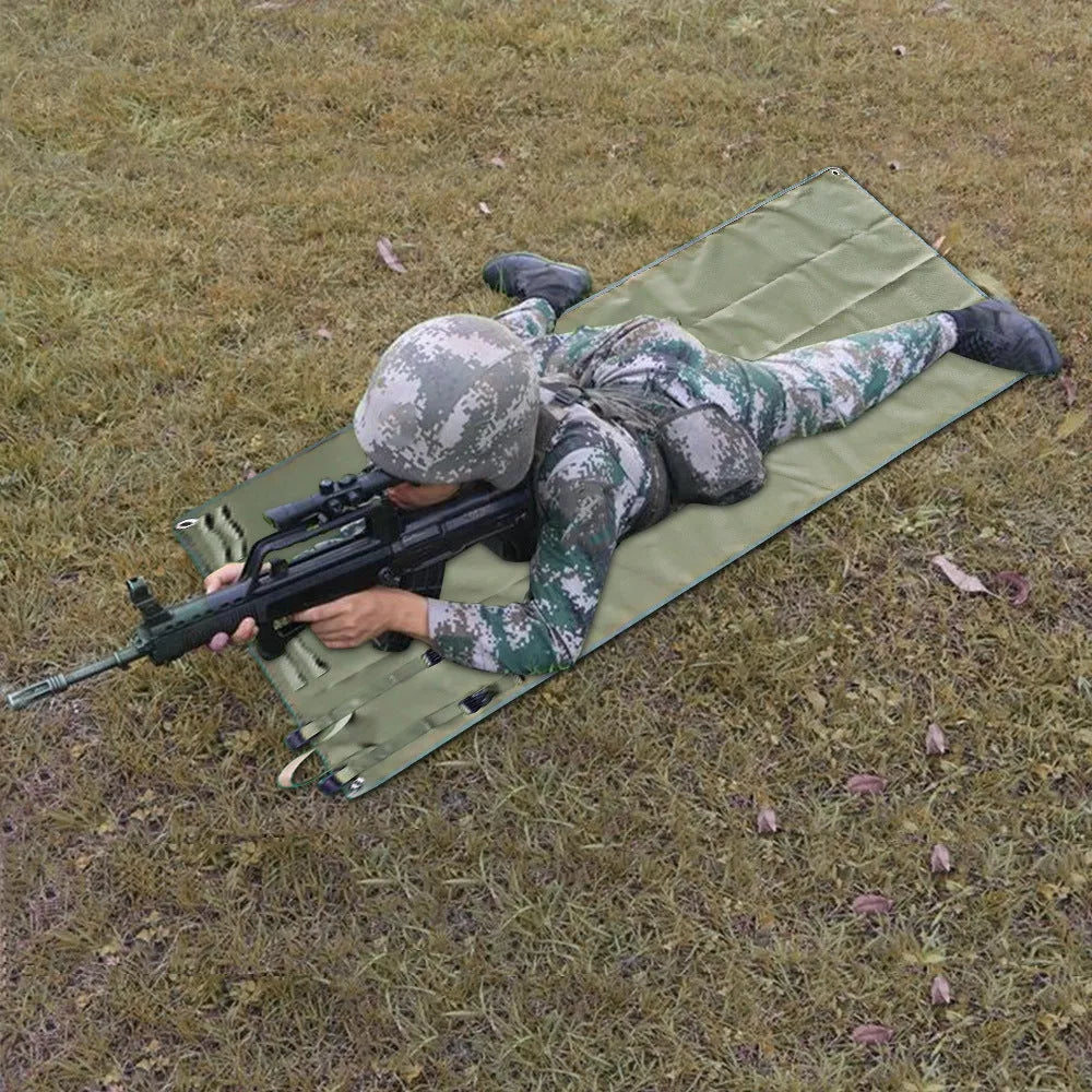 Tactical shooting anti-splashing outdoor camping beach mat in black, khaki, or army green