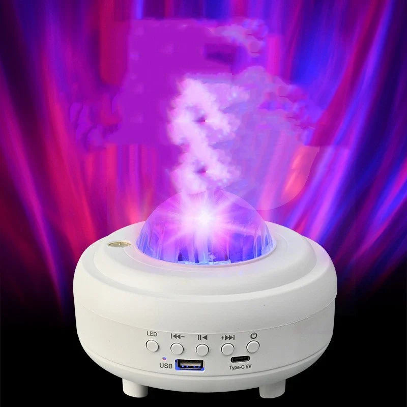 Galaxy Star Projector with 7 mesmerizing light effects, creating a magical atmosphere in any room