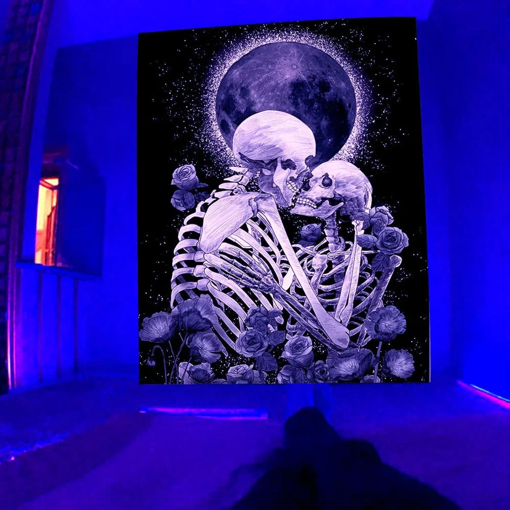 Purple polyester wall tapestry with brushed texture in rectangular shape showing colour variations LS-HXD-558 to LS-HXD-565