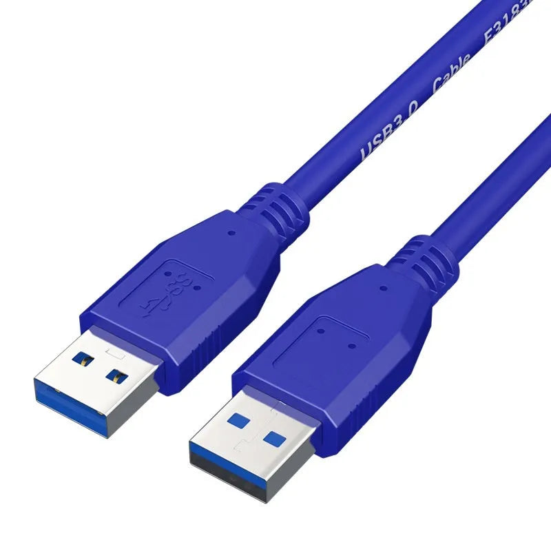 USB 3.0 data cable with nickel-plated connectors for connecting mobile hard disk boxes to computers