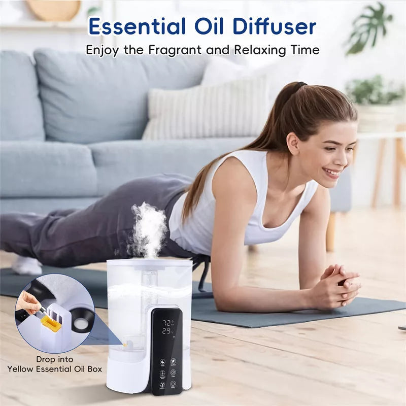6L Smart Humidifier with UV sterilization and remote control