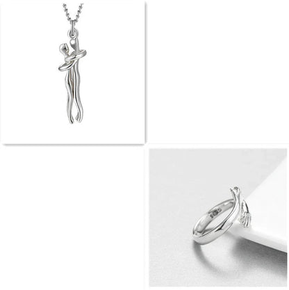 Stylish unisex love necklace with brass pendant in various color options, including rose gold, white black, black gold, and more.