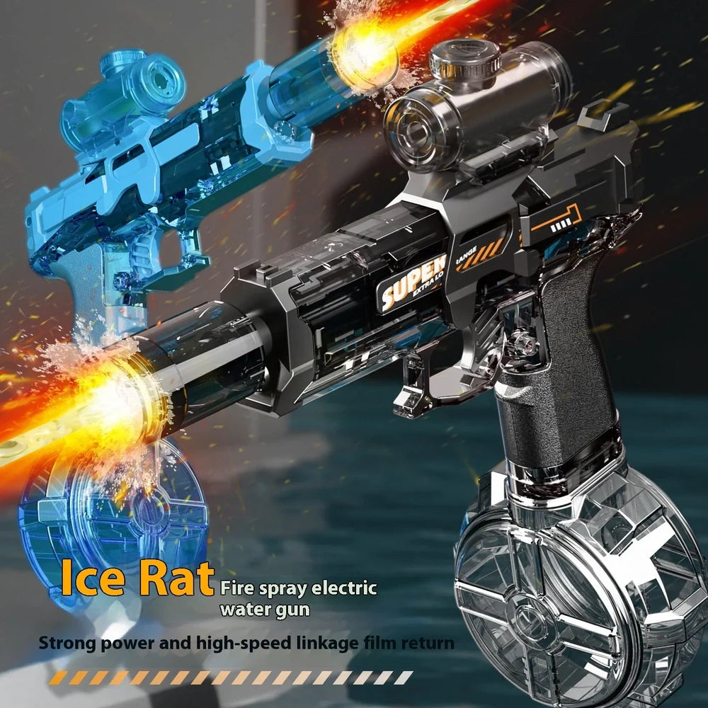 Ice Mouse electric water gun toy with 500ml water tank and high-speed firing system