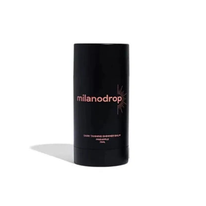 Matte Sun Tanning Black Liquid set with 50ml tanning drops bottle and 75ml tanning flash cream tube