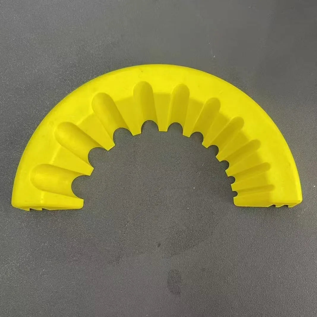Angle grinder grinding bit bracket holder in yellow, green, and black colours for 3-12mm accessories