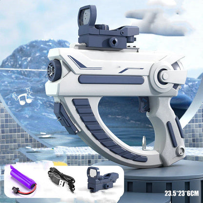 Rechargeable Automatic Electric Water Blaster - Continuous Soaking Fun for Kids' Pool Parties!