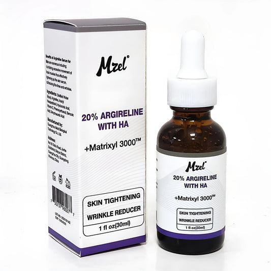 30ml clear six-peptide moisturising liquid serum for firming, anti-wrinkle and brightening skincare