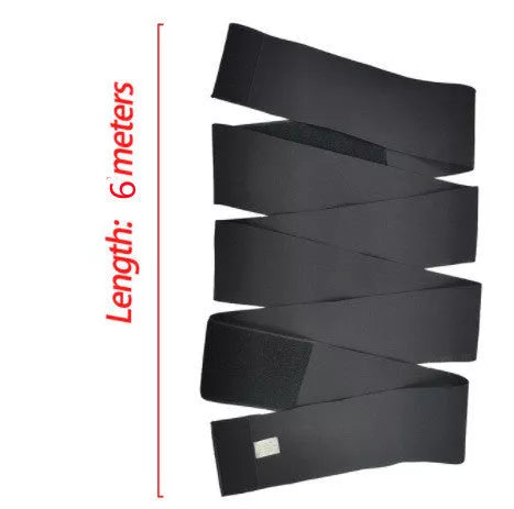 Adjustable waist training belt in polyester for effective body sculpting