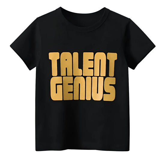 Black men's geometric print short sleeve pullover top with loose streetwear fit